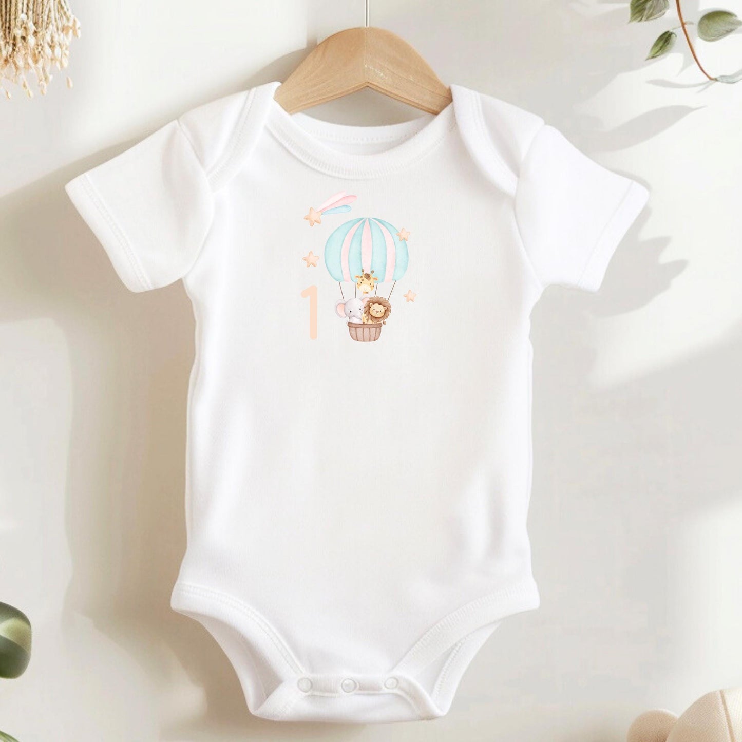 Bügelbild Tiere zum Aufbügeln – Personalisiert | Löwe, Giraffe & Elefant für Kinder - B 10cm x H 12,5cm-B 15cm x H 18,6cm-B 19cm x H 23,5cm -Eternity