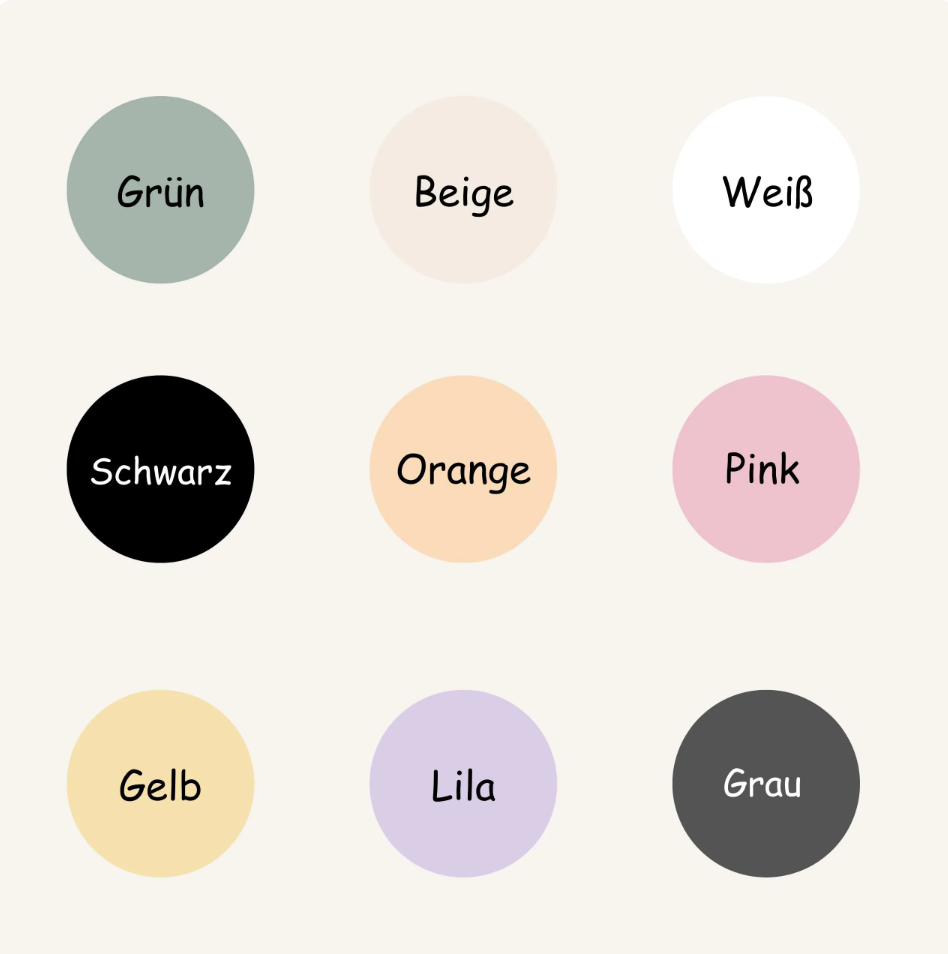 Bügelbild Wunschtext