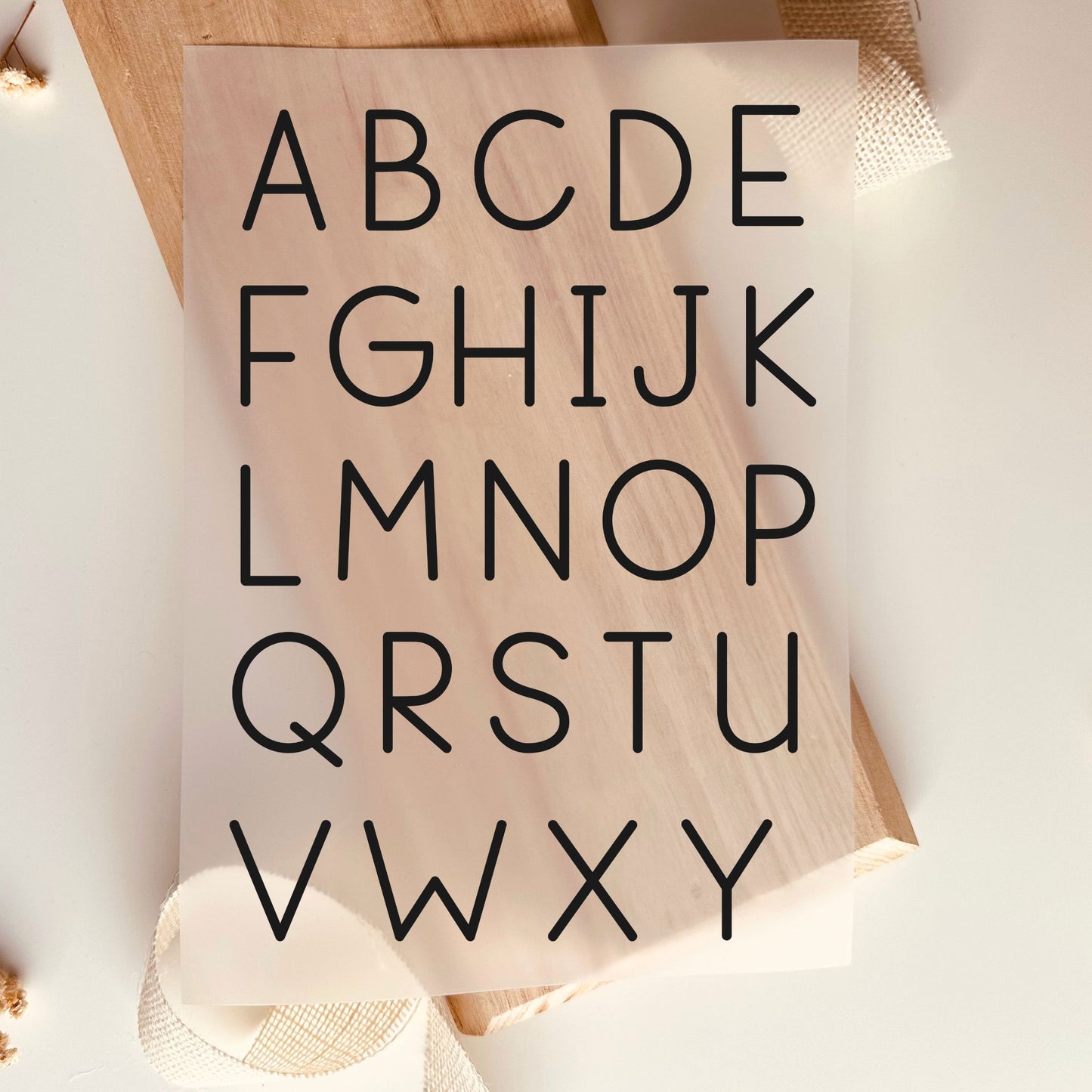 Bügelbilder Buchstaben Schwarz Eternity