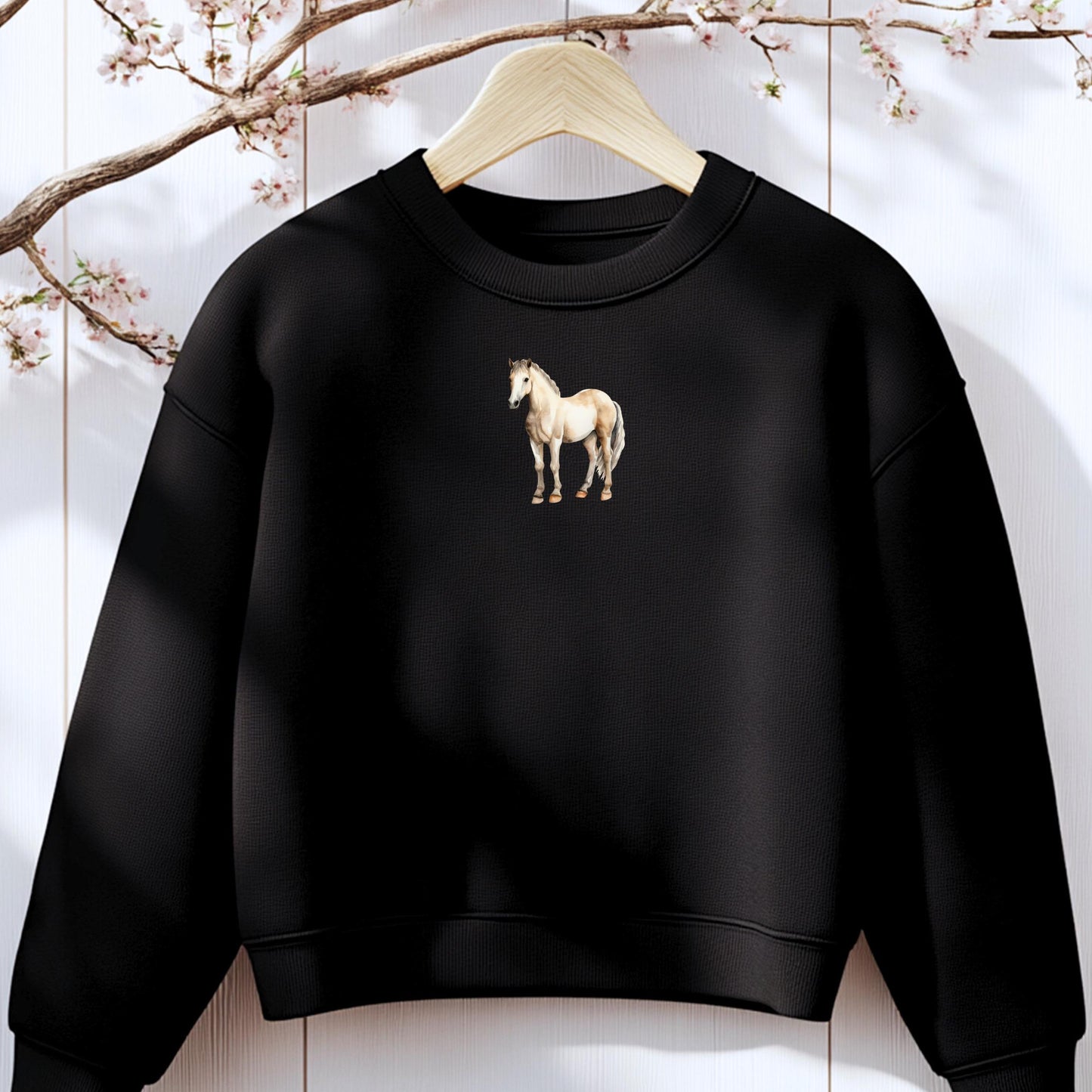 11 Bügelbilder Pferde – Aufbügeln, Bauernhof-Tiere, Kinder-Bügelbilder, Braun & Schwarz, DIY Patches - Default Title -Eternity 