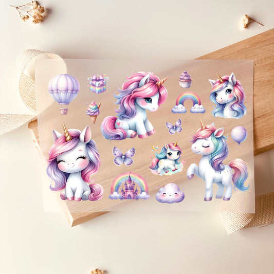 15 Bügelbilder Einhorn zum Aufbügeln – Rosa Patches für Kinder & Mädchen - Default Title -Eternity 