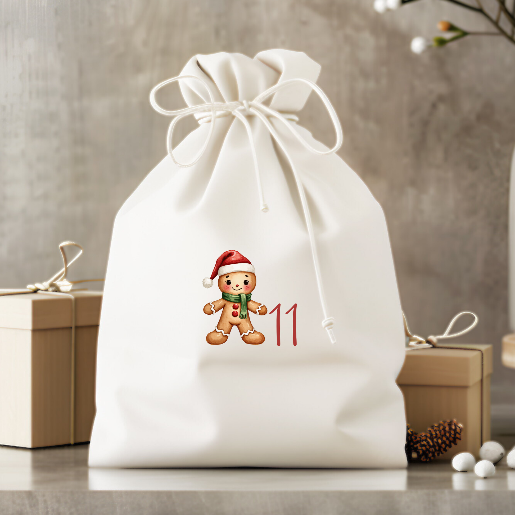 24 Bügelbilder Adventskalender Zahlen Eternity