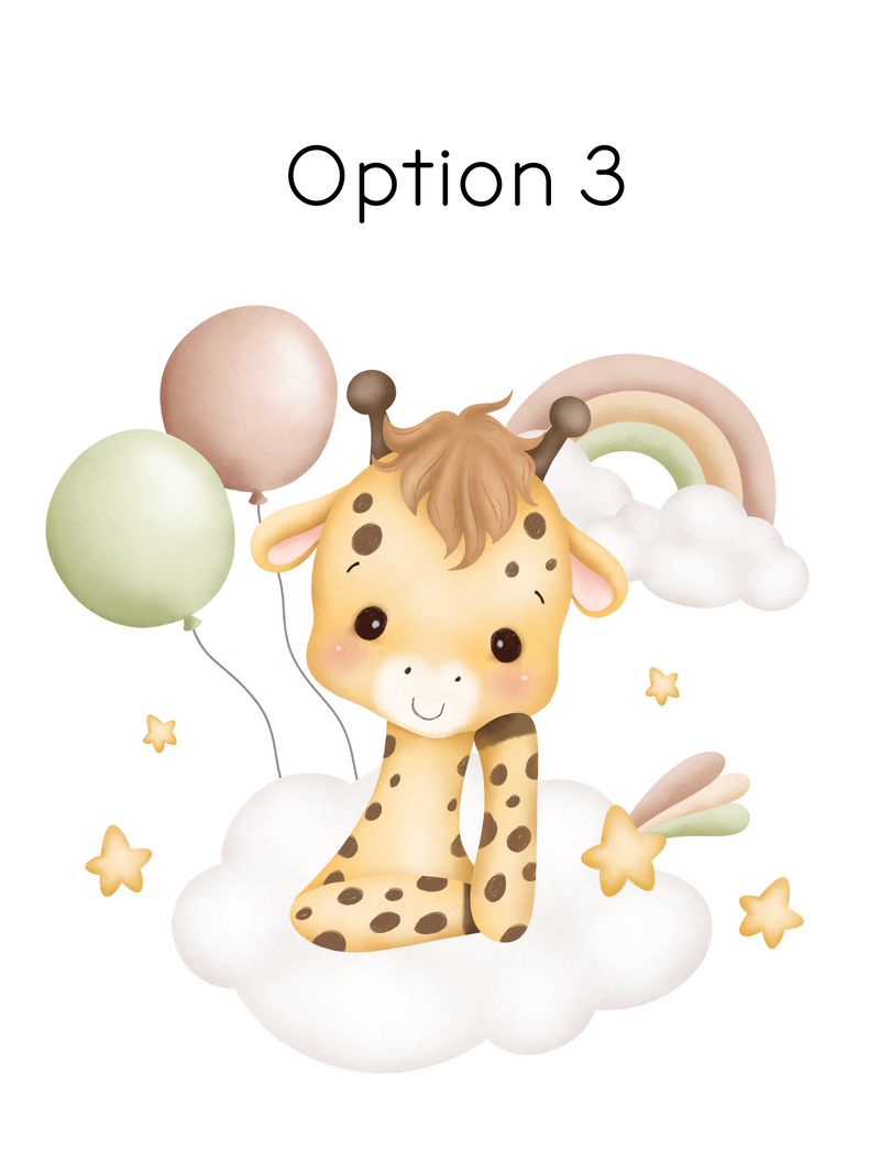 Bügelbild Giraffe, Regenbogen, Wolke, Ballon, Sterne, Kinder Motive zum aufbügeln, Patches, Tier Bügelbilder, Tier Motive zum aufbügeln, Bügelbilder Body, Bügelbilder T Shirt, Pastel Farben, Baby Bügelbilder