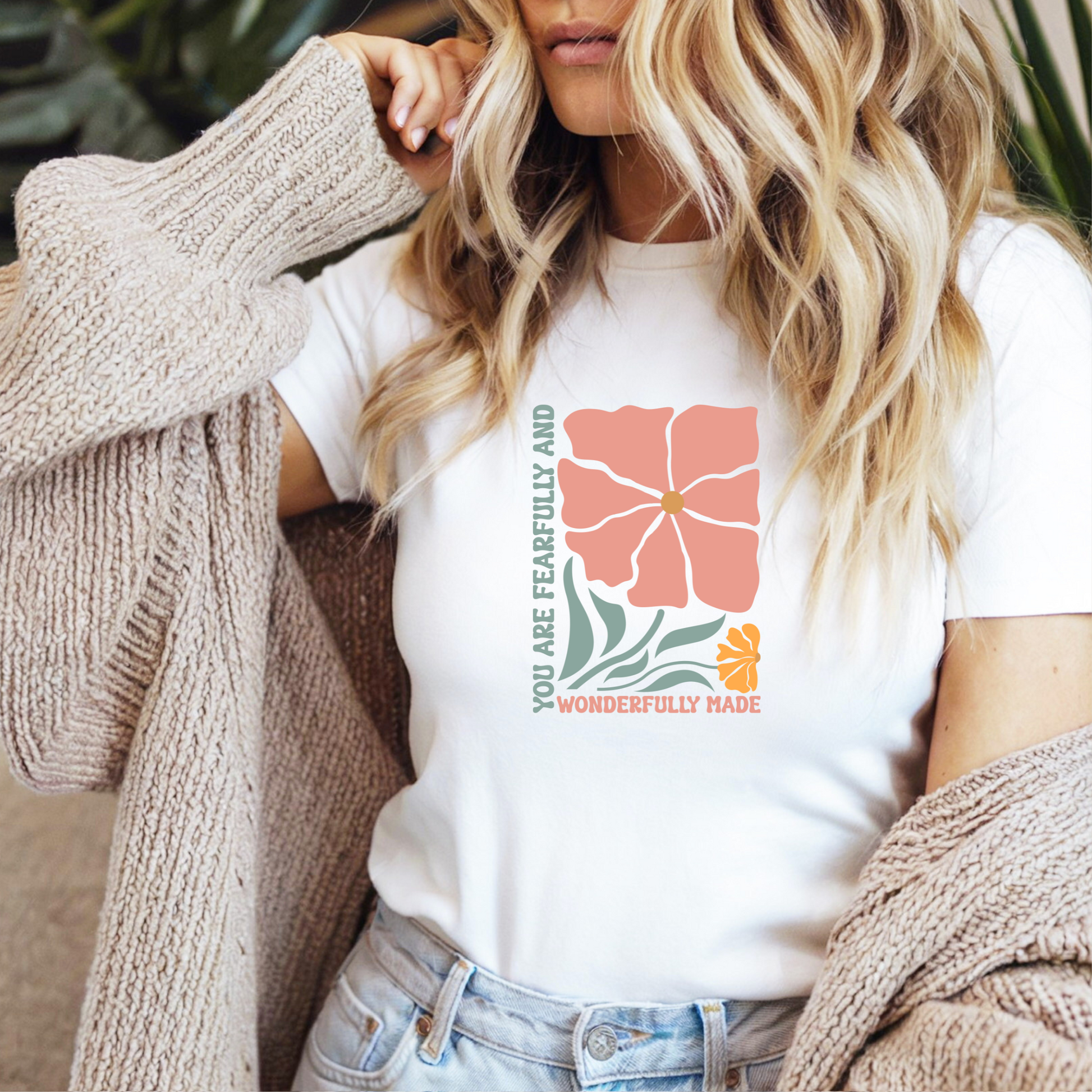 Bügelbild Blume Spruch - Breite 7cm x Höhe 9.5cm-Breite 12cm x Höhe 16.5cm-Breite 19cm x Höhe 26cm -Eternity 