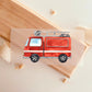 Bügelbild Feuerwehrauto – Großes Bügelmotiv zum Aufbügeln in Rot für Kinder - Default Title -Eternity 