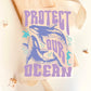 Bügelbild „Orkan“ – Ocean Schriftzug & Motiv zum Aufbügeln - B 8cm x H 10.7cm-B 12cm x H 16cm-B 19cm x H 25.3cm -Eternity 