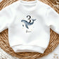 Bügelbild Wal Personalisiert – 3 Größen für Kinderkleidung & DIY - B 10cn x H 12cm-B 15cm x H 18cm-B 19cm x H 23cm -Eternity 