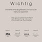 Bügelbild Wunschtext - Breite 8cm / Option 1-Breite 8cm / Option 2-Breite 8cm / Option 3-Breite 8cm / Option 4-Breite 8cm / Option 5 -Eternity 