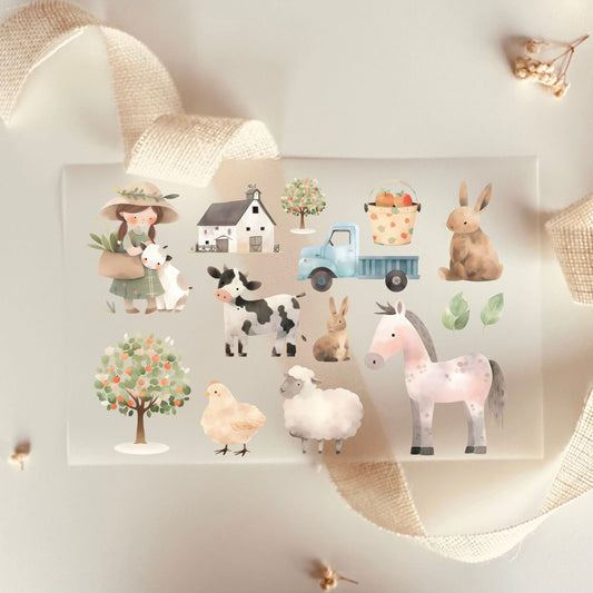 Bügelbilder Bauernhof Tiere - Default Title -Eternity 