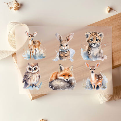 Bügelbilder Tiere Hase, Rehe, Fuchs und Tiger - Default Title -Eternity 