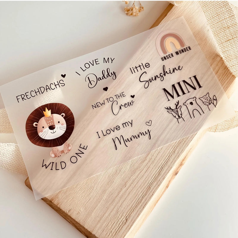 Bügelbilder für Babys