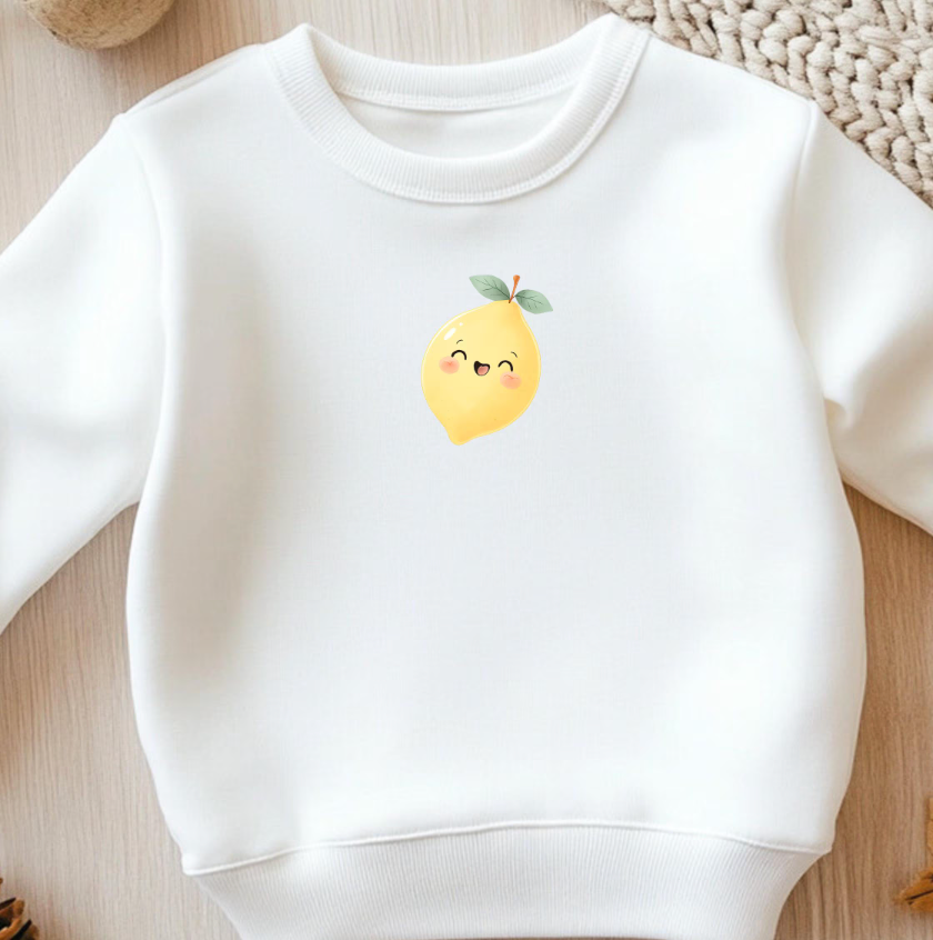 Bügelbild Zitrone Kinder – Cute Lemon Aufbügler Baby & Kleinkind