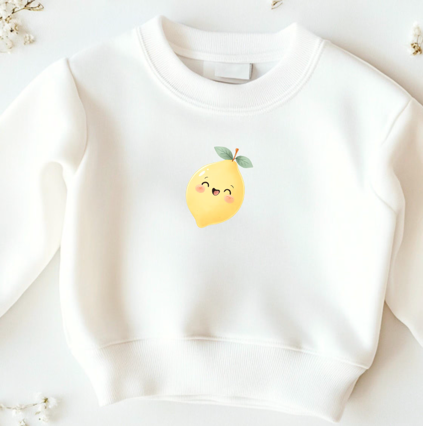 Bügelbild Zitrone Kinder – Cute Lemon Aufbügler Baby & Kleinkind