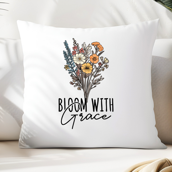 Bügelbild Bloom with Grace Blumenstrauß Bügelbilder Christlich buntes Bügelbild Familie grosses Bügelbild Mini Bügelbilder Geschenk Christlich  Bügelbild