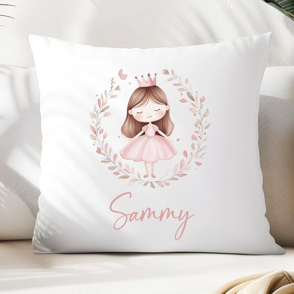 Kissenbezug Personalisiert Kindere Kissen Kinderzimmer Mädchen Kissenbezug Prinzessin Kissenbezug Rosa Kissenbezug Kissenbezug für Mädchen Kissen Personalisiert Geschenkidee für Mädchen grosses Bügelbild DTF Transferfolie Langlebiger Druck