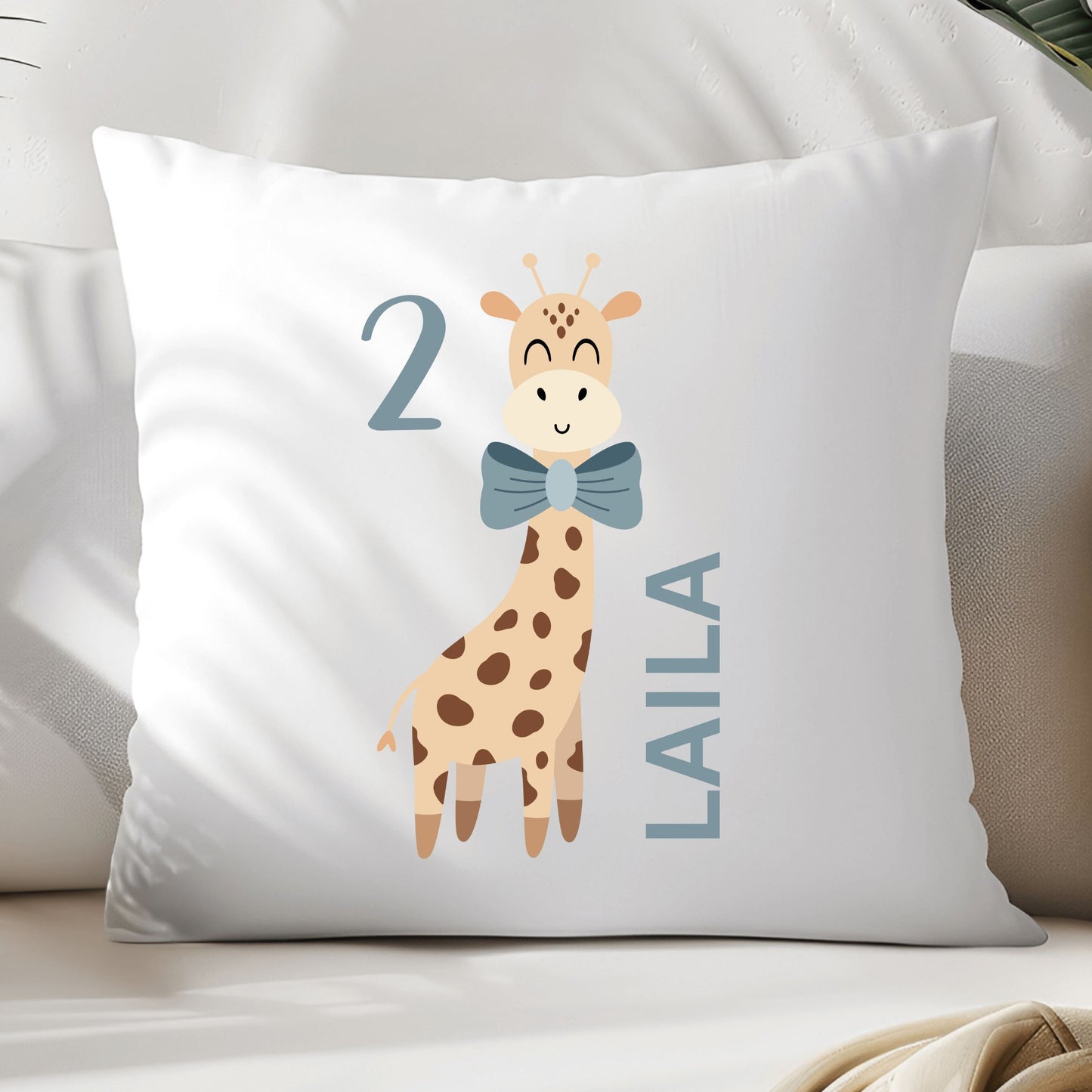 Kissenbezug Giraffe Personalisiert - Default Title -Eternity 