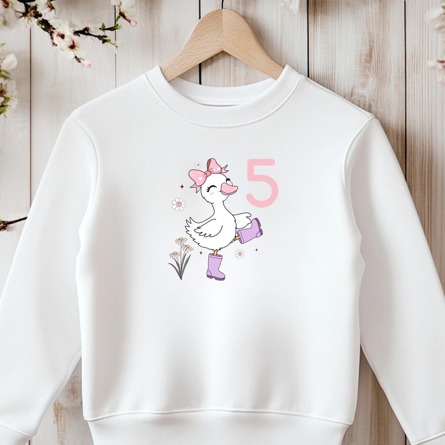 Personalisiertes Bügelbild Ente – Großes Aufbügel-Patch für Kinder - B 8cm x H9,5cm / 1-B 8cm x H9,5cm / 2-B 8cm x H9,5cm / 3-B 8cm x H9,5cm / 4-B 8cm x H9,5cm / 5 -Eternity 