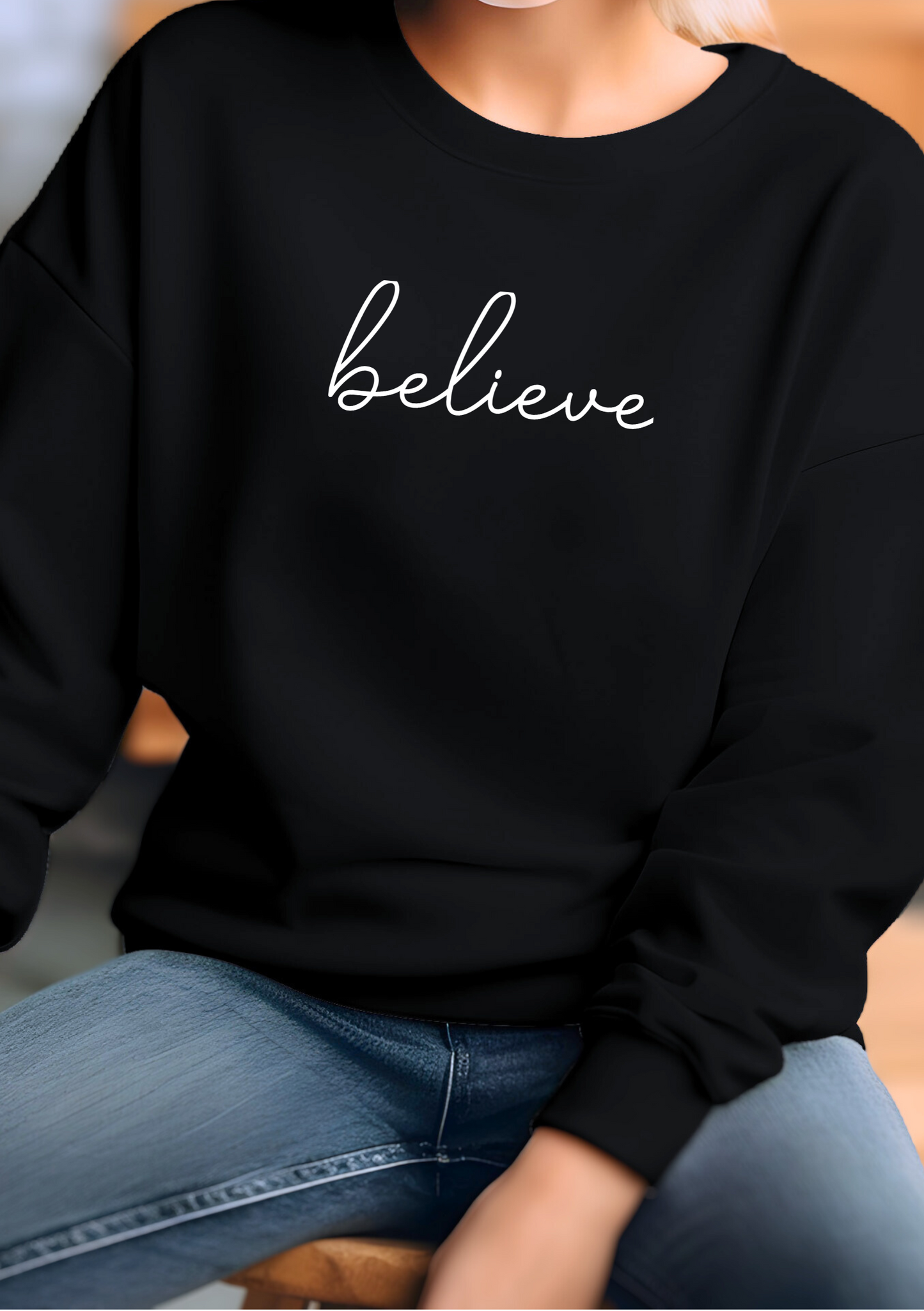 Sweatshirt "believe"