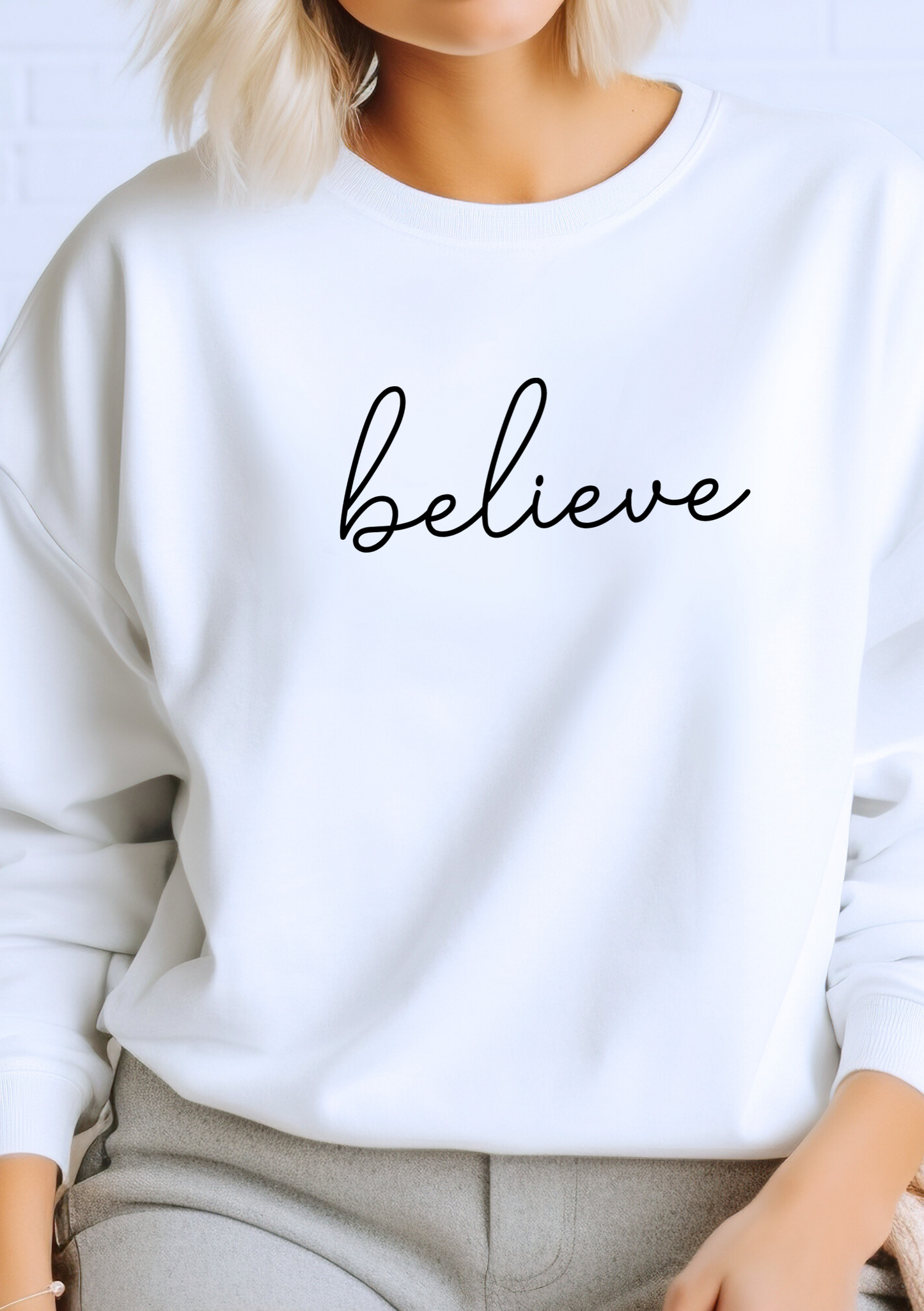 Sweatshirt "believe"