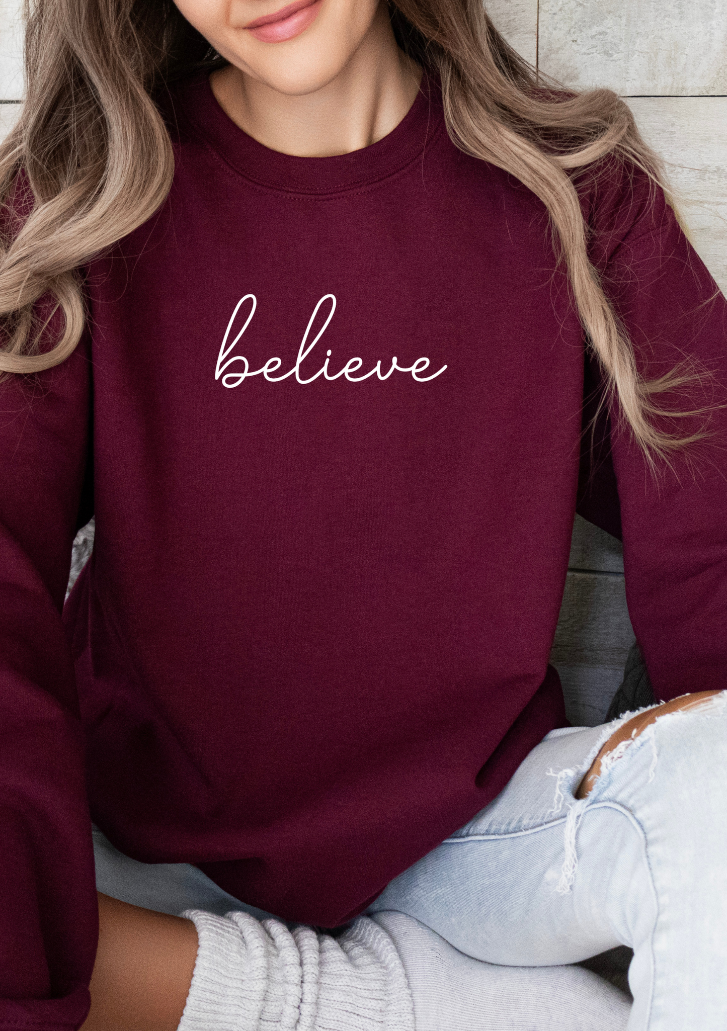 Sweatshirt "believe"