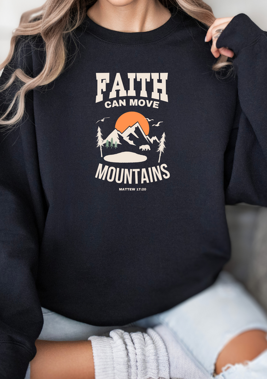 Pullover "Faith can move the Mountains"