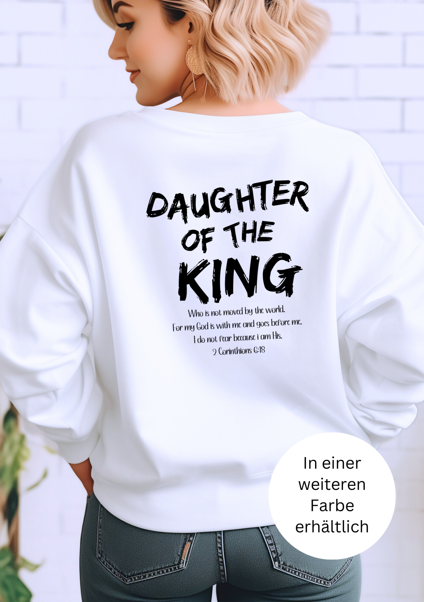 Sweatshirt "Daughter of the King"