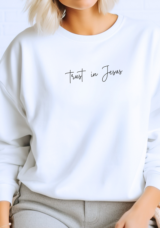 Sweatshirt "Trust in Jesus"