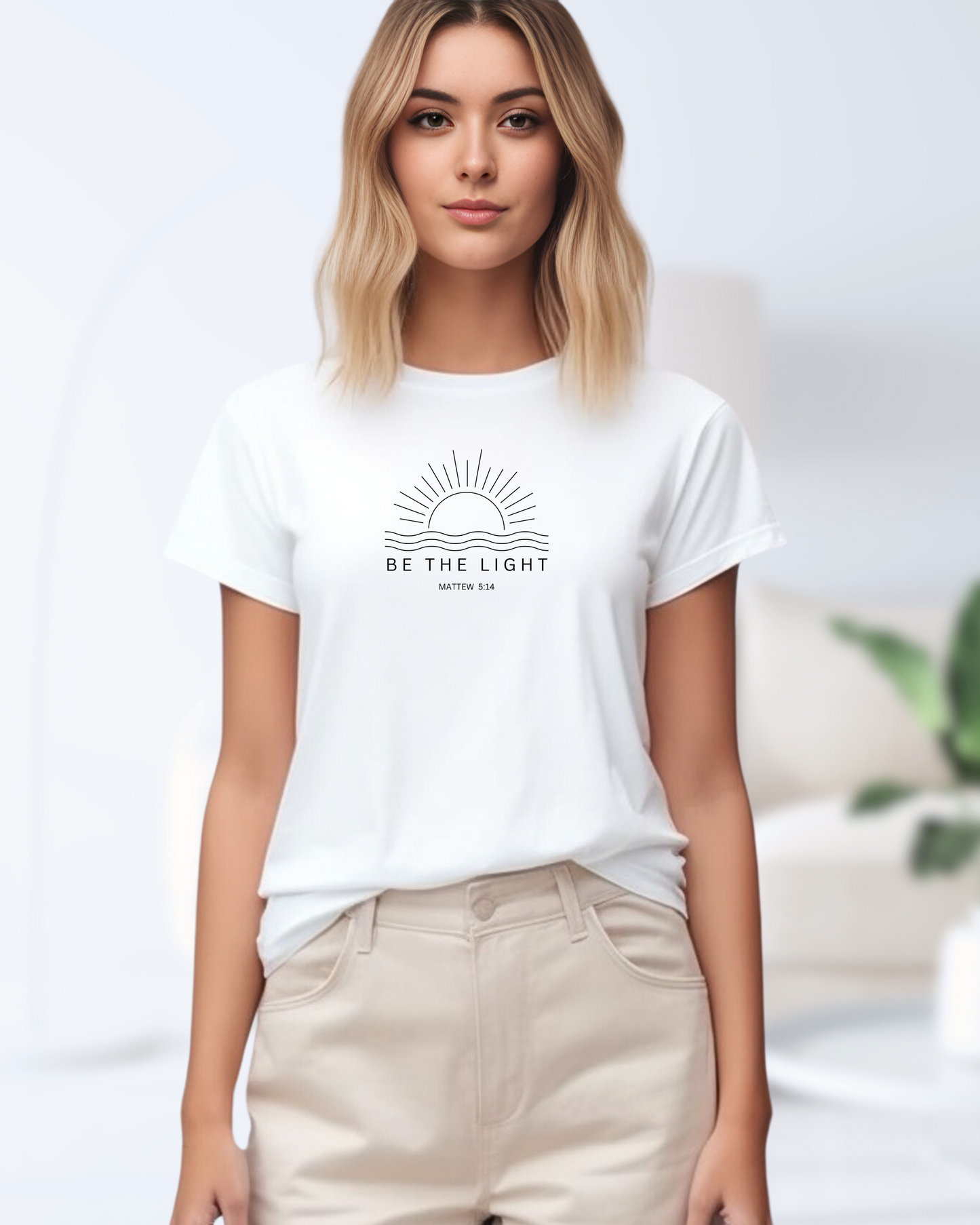 T Shirt "Be the Light"