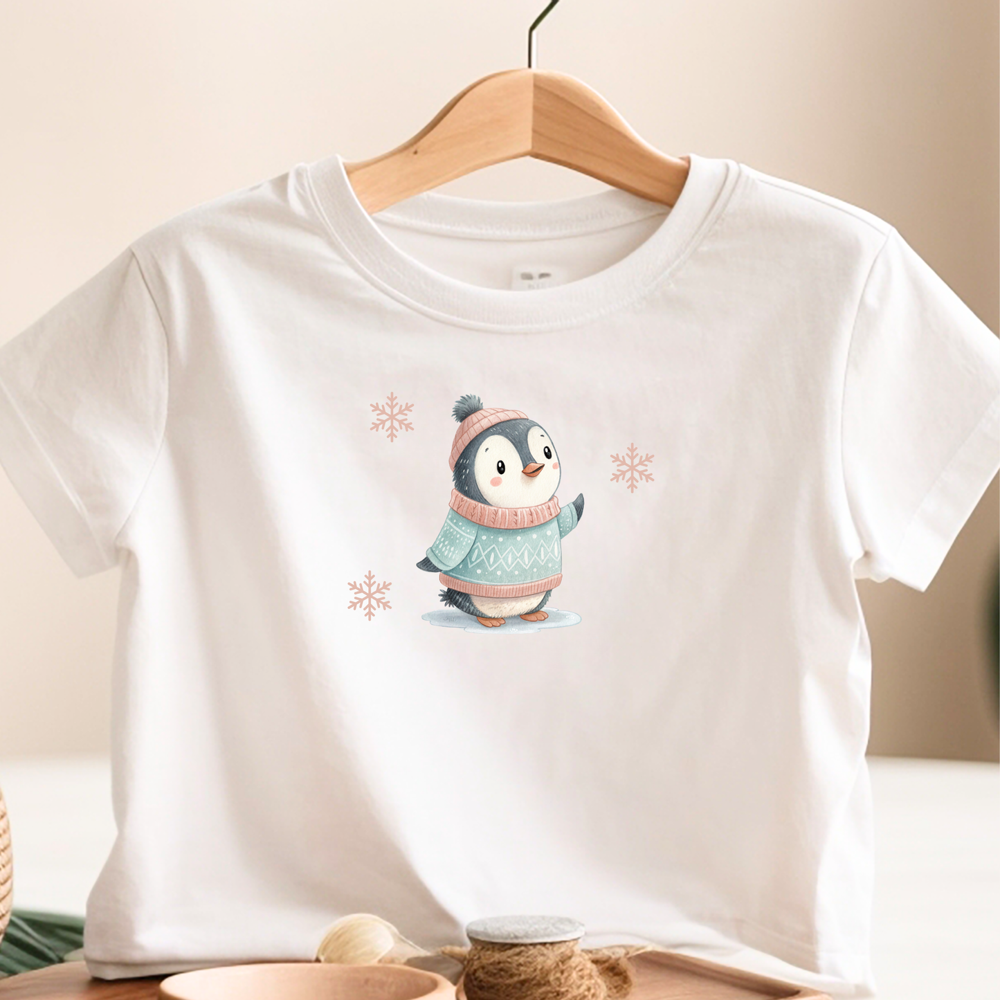 15 Bügelbilder Winter – Pinguin, Reh, Dachs & Schneeflocken