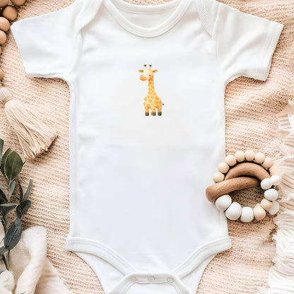 Bügelbild Giraffe Aquarell Gelb Orange Klein Baby