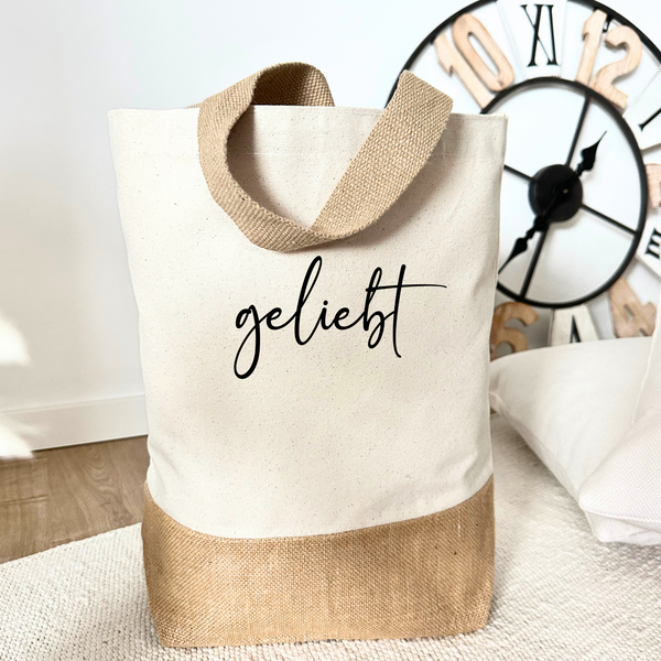 Tasche, Jutetasche, Geschenk Idee Weihnachten, Geschenkidee Geburtstag, Christliche Geschenke, Bügelbilder Christlich, Christliche Geschenkidee, Tasche Be Kind, Jutetasche geliebt, Chrichtliche Geschenk