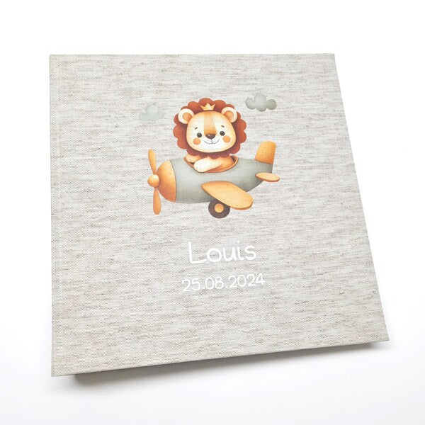 Bügelbild auf Stoffbuch